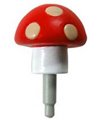 3.5mm Red Mushrooms Anti-Dust Plug Stopper for Ipod apple