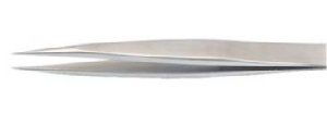 Techni-Tool Tweezer, Fine Pt Radius, Type 000, 4-3/4"