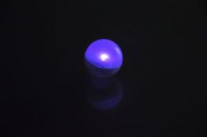 12 Piece Fairy Berry- Tiny Round LED Lights, Water Resistant Wedding, Christmas Party Supplies Home Table Decor Balloons Fairy (Purple)