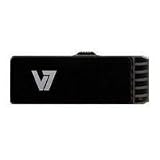 V7 4GB Flash Drive USB 2.0 Black Retractable Connector
