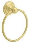 Decor Bathware Greenwich Towel Ring in Brass