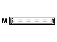 APC 54019 MD68 Male External SCSI Terminator with Thumbscrews