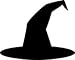 Witch Hat Pumpkin Carving Stencil - 18 inch (at longest point) - 10 mil medium-duty
