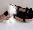 Dog Set Carrier-Coat English Plaid Small
