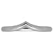 Contours Band Ring In 18 Carat White Gold