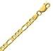 14k Yellow Gold 18 Inch X 3.9 mm Figaro Chain Necklace