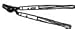 Snap-cut POLY HDLE. VERTICAL SWEEP GRASS SHEARS