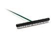 Accuform Ace 25 Bunker Rake with 72 Hollow Fiberglass Handle