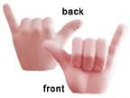 Hang Loose Hand Skin Color Traffic Stopper Antenna Topper Accessory