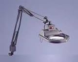 Electrix Illumination 7426-BK Halogen magnifier swing arm clamp-on lamp, 45 reach, black