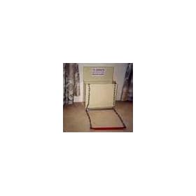 Red Rung 15 Foot Permanent Interior Fire Escape Ladder