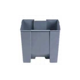 Rubbermaid FG624300 Gray 7-1/8 Gallon Polypropylene Rigid Liner for Step-On Container (Case of 2)