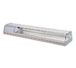 Jet Tech DC7SR - 83-3/4 in Refrigerated Sushi Display, Right Side Compressor, Silver