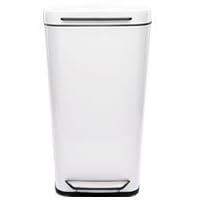 <b>OXO Good Grips 1060578 White Steel Rectangular Trash Can, 10-Gallon</b>