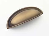 3 CTC Weathered Brass Cup Pull