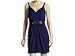 Laundry by Shelli Segal Braided Strap Shirred | Women's Dress Ink Blot