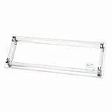 Danielle Ultra Vue Deluxe Distortion Free Vanity Mirror Tray with Beveled Edges