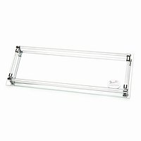 Danielle Ultra Vue Deluxe Distortion Free Vanity Mirror Tray with Beveled Edges
