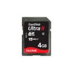 SanDisk Ultra II SDHC 4GB High Performance Card (SDSDH-004G-E11)