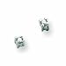 Sterling Silver White Ice .06ct. Diamond Earrings