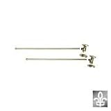 1/2 Comp X 3/8 OD Lavatory Supply Kit Satin