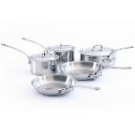 Check out sale price for M'cook Eight Piece Stainless Steel Cookware Set. Free Shipping.