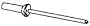5/32 Chrysler Trunk Lock Cover Rivet (50 count)