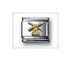 Sculpture Holland Windmill No Color Classic Gold, Italian Charm by Nomination Charms