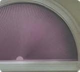DiamondCell 3/8 Midnight Double Cell Blackout Perfect Arch 16x20, Honeycomb Arches by Bali