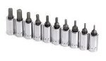 SK Hand Tools 19731 10-Piece 1/4-Inch Drive Fractional Hex Bit Socket Set