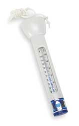 Dayton 2ZTZ3 Thermometer, Floating, Plastic