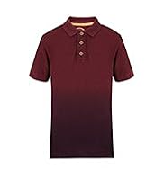 Pure Cotton Dip Dye Polo Shirt