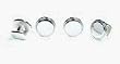 Sterling Silver Studs Only - Other Formal Wear - Cufflinks