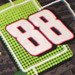2 MAN CAVE Nascar Dale Earnhardt Jr. Themed 29'' Specialty Chrome Barstools B...