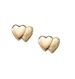 14kt. Yellow Gold, Children's Heart Earrings