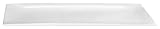 ASA-Selection A Table 11-1/4 by 5-3/4-Inch White Bone China Large Rectangular Plate, Set of 4