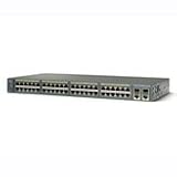 Cisco Catalyst 2960-48TT - Switch - 48 ports - Ethernet, Fast Ethernet - 10Base-T, 100Base-TX + 2x10/100/1000Base-T(uplink) - 1U - refurbished - rack-mountable