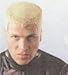 

Yellow Flattop Vinyl Toon Costume Wig