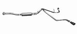 Dual Extreme Exhaust Kit Exits Behind Rear Tire At An Aggressive Angle Incl. Muffler/1.75 in. Pipes/3.5 in. Stainless Tips/Hangers/Clamps Aluminized