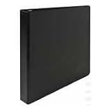 3 Ring Binder, 1" Capacity, 11"x8 1/2", Black (SPR03301)