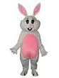 Pink Ear Easter Bunny Adult Mascot Costume