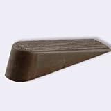 SHEPHERD HARDWARE 9132 RUBBER DOORSTOP WEDGE - CD/2(PACK OF 6)