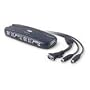 BELKIN F1DJ104P-B 4-Port KVM Switch bundled with cables
