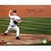 John Maine New York Mets White Jersey Horizontal 16x20 (MLB Auth)