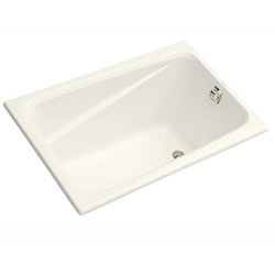 Bathroom Tub by Kohler - K-1490-X in Almond