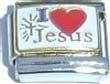 Clearly Charming I Heart Jesus Italian Charm Bracelet Link