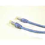 14FT Augmented CAT6A 10 Gigabit Enet Patch Cable Blue