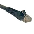 Tripp Lite N201-025-BK Cat6 Gigabit Black Snagless Patch Cable RJ45M/M - 25ft