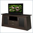 Furnitech Elegante 74 Inch Chocolate Wood Plasma/LCD TV Stand