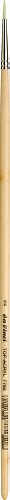 da Vinci Oil & Acrylic Series 7782 Top Acryl Paint Brush, Round White Synthetic with Long Natural Polished Handle, Size 2